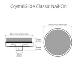 CrystalSlide Classic Nail-On Round Premium Floor Protection 1in to 2in - Prism One
