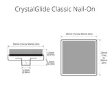 CrystalSlide Classic Nail-On Square Premium Floor Protection 1in to 2in - Prism One