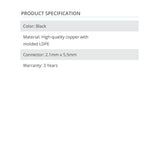 DC 20 AWG LED Splitter Cables Y2  - Prism One